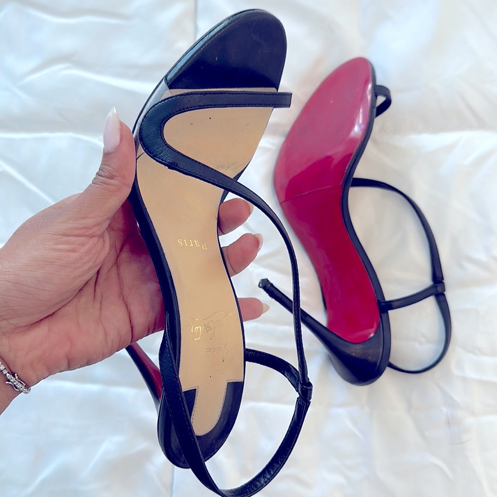 Authentic Christian Louboutin black heels